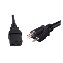 ETL NEMA 6-15P para IEC C19 Extensão de grau hospitalar Cords SJT 14AWG 15A 250V